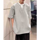半袖Tシャツ メンズ 重ね着風カットソー | SUNSHINE CLOSET | 詳細画像16 
