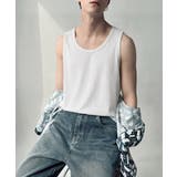 韓国風ノースリーブTシャツメンズ無地 ゆったりトップスおしゃれ 肩出しトップス男… | SUNSHINE CLOSET | 詳細画像3 