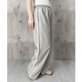 ウエストフリルワイドパンツレディース ハイウエストボトム きれいめ薄手ジャージス… | SUNSHINE CLOSET | 詳細画像21