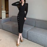 カシュクールニットワンピース レディース | SUNSHINE CLOSET | 詳細画像2 