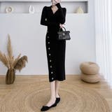 カシュクールニットワンピース レディース | SUNSHINE CLOSET | 詳細画像6 