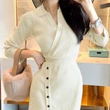 カシュクールニットワンピース レディース | SUNSHINE CLOSET | 詳細画像7 