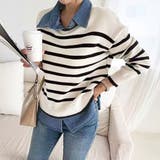 ドッキングニットトップス レディース韓国 | SUNSHINE CLOSET | 詳細画像10 