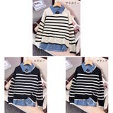 ドッキングニットトップス レディース韓国 | SUNSHINE CLOSET | 詳細画像2 