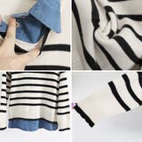 ドッキングニットトップス レディース韓国 | SUNSHINE CLOSET | 詳細画像4 