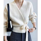 ニットトップス カシュクールニット 韓国 | SUNSHINE CLOSET | 詳細画像3
