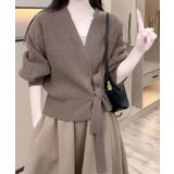 ニットトップス カシュクールニット 韓国 | SUNSHINE CLOSET | 詳細画像7
