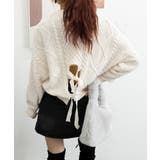 ケーブル編みニットトップス バックリボン | SUNSHINE CLOSET | 詳細画像16 