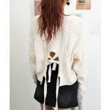ケーブル編みニットトップス バックリボン | SUNSHINE CLOSET | 詳細画像17 