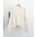 ケーブル編みニットトップス バックリボン | SUNSHINE CLOSET | 詳細画像18 