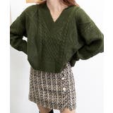 ケーブル編みニットトップス バックリボン | SUNSHINE CLOSET | 詳細画像3 