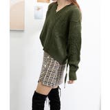 ケーブル編みニットトップス バックリボン | SUNSHINE CLOSET | 詳細画像4 