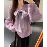ビッグリボンタイニットプルオーバー韓国風 | SUNSHINE CLOSET | 詳細画像12