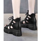 厚底グラディエーターサンダル レディース | SUNSHINE CLOSET | 詳細画像4 