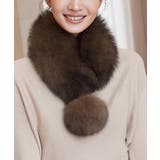ポンポン付きフェイクファーマフラー暖かい | SUNSHINE CLOSET | 詳細画像13 