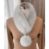 ポンポン付きフェイクファーマフラー暖かい | SUNSHINE CLOSET | 詳細画像19 