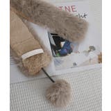 ポンポン付きフェイクファーマフラー暖かい | SUNSHINE CLOSET | 詳細画像24 