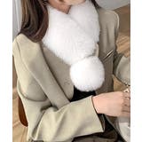 ポンポン付きフェイクファーマフラー暖かい | SUNSHINE CLOSET | 詳細画像5 