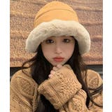 バケットハット レディース ファー帽子冬 | ANGELCLOSET | 詳細画像8