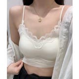 シームレスブラジャー ノンワイヤー レースブラトップ | SUNSHINE CLOSET | 詳細画像7 