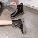 厚底ショートブーツ 韓国 編み上げブーツ | ANGELCLOSET | 詳細画像7