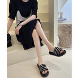 パールサンダル韓国 厚底サンダル疲れない | SUNSHINE CLOSET | 詳細画像4 