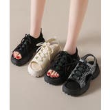 厚底スポーツサンダル レディース 韓国風 | SUNSHINE CLOSET | 詳細画像13 