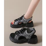 厚底スポーツサンダル レディース 韓国風 | SUNSHINE CLOSET | 詳細画像5 