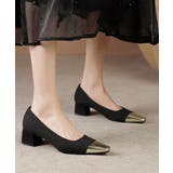 つま先切り替えパンプス配色ニットパンプス | SUNSHINE CLOSET | 詳細画像1 