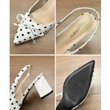 上品ドット柄パンプス チャンキーヒール 美脚見え春夏シューズレディース | SUNSHINE CLOSET | 詳細画像21