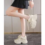 ボリュームソール レースアップ厚底スニーカー軽量 脚長見えカジュアルシューズ | SUNSHINE CLOSET | 詳細画像8 