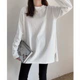 レディースロングtシャツ重ね着カットソー | SUNSHINE CLOSET | 詳細画像4