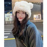 くま耳帽子 ボアハット 韓国 暖かい帽子 | ANGELCLOSET | 詳細画像5