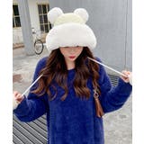 ダブルポンポンニット帽子 ファー帽子韓国 | ANGELCLOSET | 詳細画像10
