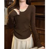 レイヤード風トップス長袖Tシャツ 韓国風 | SUNSHINE CLOSET | 詳細画像14 