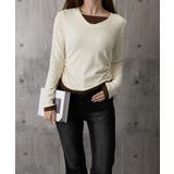 レイヤード風トップス長袖Tシャツ 韓国風 | SUNSHINE CLOSET | 詳細画像16 