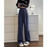 ストライプワイドパンツ春夏秋ロングパンツ | SUNSHINE CLOSET | 詳細画像15 