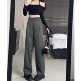 ストライプワイドパンツ春夏秋ロングパンツ | SUNSHINE CLOSET | 詳細画像8 