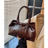 オイルワックス風合皮トートバッグ肩掛け鞄 | SUNSHINE CLOSET | 詳細画像4 