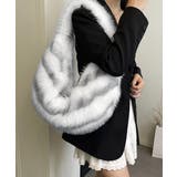 ハーフムーンファーショルダートートバッグ | SUNSHINE CLOSET | 詳細画像1 