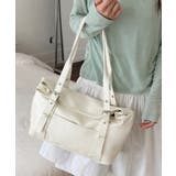レディース 大容量肩掛けバッグ ソフトレザー通勤通学ショルダーバッグ | SUNSHINE CLOSET | 詳細画像1