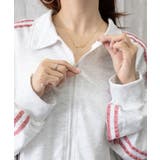 リボン付きスウェットジップアップパーカー | SUNSHINE CLOSET | 詳細画像11 