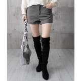 ウール風ショートパンツハイウエスト短パン | SUNSHINE CLOSET | 詳細画像11 