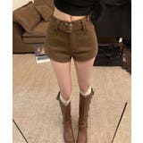 ウール風ショートパンツハイウエスト短パン | SUNSHINE CLOSET | 詳細画像5 