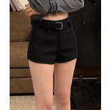 ウール風ショートパンツハイウエスト短パン | SUNSHINE CLOSET | 詳細画像7 