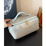 刺しゅう入りメイクポーチ横型コスメバッグ | SUNSHINE CLOSET | 詳細画像13
