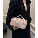 刺しゅう入りメイクポーチ横型コスメバッグ | SUNSHINE CLOSET | 詳細画像2