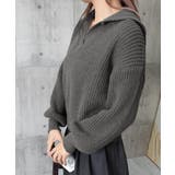 スキッパーニットvネック 襟付きセーター | SUNSHINE CLOSET | 詳細画像14 