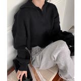 スキッパーニットvネック 襟付きセーター | SUNSHINE CLOSET | 詳細画像5 
