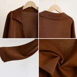 カシュクールニット 着やせトップス 韓国 | SUNSHINE CLOSET | 詳細画像4 